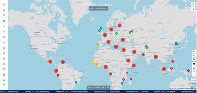A map of the world with red dots

AI-generated content may be incorrect.